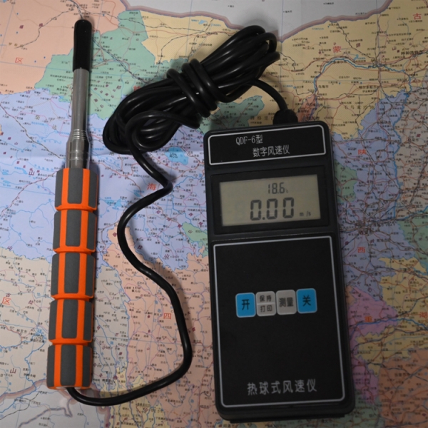 牡丹江QDF-6型热球式风速仪带温度显示